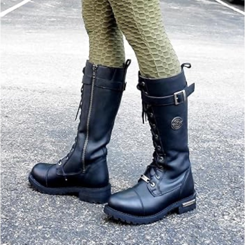 Milwaukee Leather Biker Boots